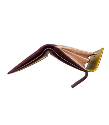 Bardzo duży SKÓRZANY portfel damski DuDu®, 534-1186 BURGUNDOWY