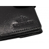 Skórzany zapinany portfel męski Wittchen kolekcja Italy, CZARNY
