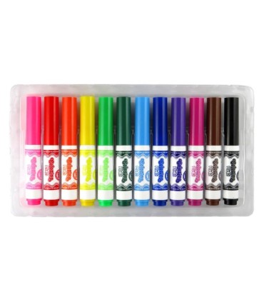 MINI flamastry zmywalne dla dzieci Colorino 12 KOLORÓW