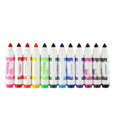 MINI flamastry zmywalne dla dzieci Colorino 12 KOLORÓW