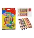 Grube kredki DREWNIANE Colorino JUMBO MINI 6 kolorów + temperówka
