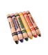 Grube kredki DREWNIANE Colorino JUMBO MINI 6 kolorów + temperówka