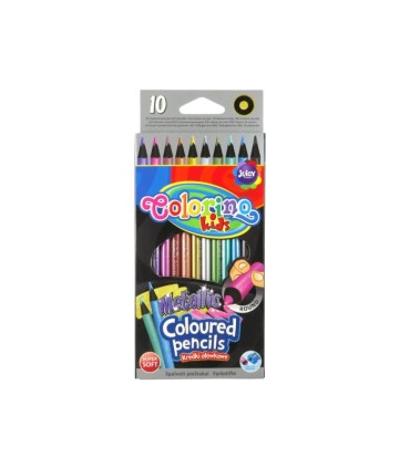 Kredki ołówkowe Colorino METALICZNE 10 kolorów