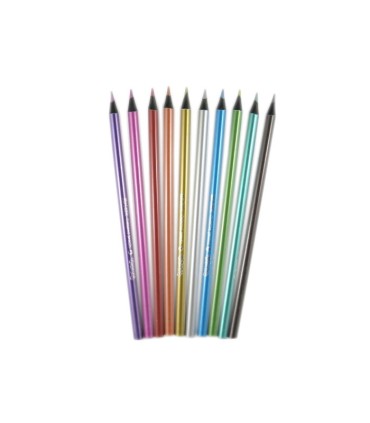 Kredki ołówkowe Colorino METALICZNE 10 kolorów