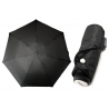 Ultra lekka mini parasolka damska 18 cm, czarna