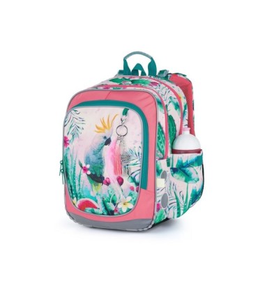 Plecak dwukomorowy dla dziewczynki Topgal ENDY 21002 PAPUGA