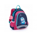 Plecak przedszkolny dla dziewczynki Topgal SISI 21023 G + puchata przywieszka