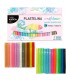 Derform Plastelina Kidea pastelowe 24 kolory