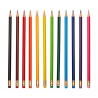 Kredki ołówkowe z gumką + temperówka, 12 kolorów ASTRA