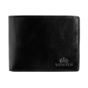 Skórzany portfel męski Wittchen RFID, kolekcja Italy, czarny