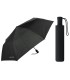 Czarny parasol Pierre Cardin Mini AC BLACK LINE