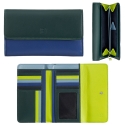 Skórzany duży portfel damski marki DuDu® 534-1163 zielony