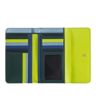 Skórzany duży portfel damski marki DuDu® 534-1163 zielony