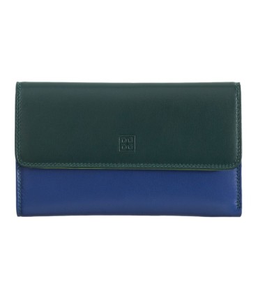 Skórzany duży portfel damski marki DuDu® 534-1163 zielony