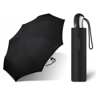 Mocna automatyczna mini parasolka Esprit, czarna
