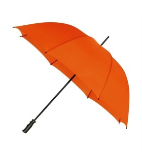 Bardzo duży, wytrzymały, lekki parasol, pomarańczowy