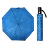 Parasolka damska, pełen automat, niebieska kratka