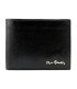 Męski skórzany zestaw: PORTFEL+ PASEK Pierre Cardin, czarny
