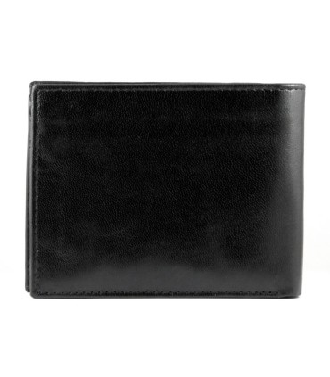 Męski skórzany zestaw: PORTFEL+ PASEK Pierre Cardin, czarny