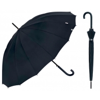 Wytrzymała AUTOMATYCZNA parasolka Doppler, 16 brytów, czarna
