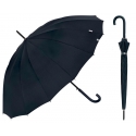 Wytrzymała AUTOMATYCZNA parasolka Doppler, 16 brytów, czarna