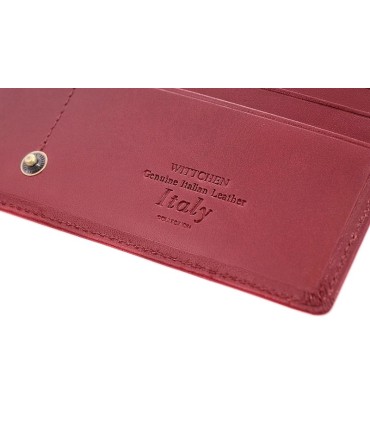 Długi damski portfel Wittchen 21-1-052, kolekcja Italy, kolor czerwony