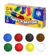 Farby plakatowe PASTELOWE 8 kolorów x 20 ml, Astra