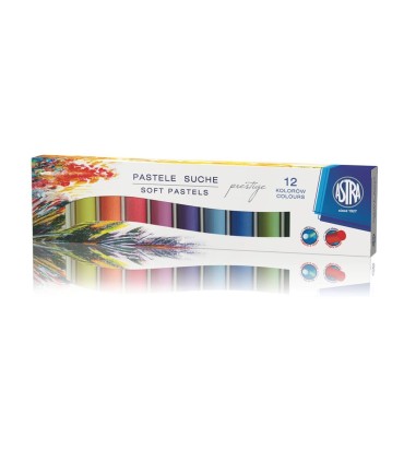  Pastele suche okrągłe Prestige 12 szt. ASTRA