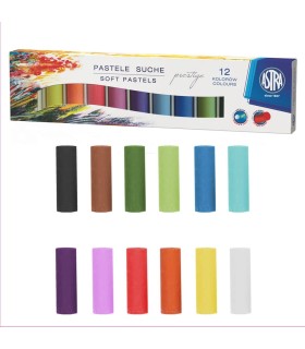  Pastele suche okrągłe Prestige 12 szt. ASTRA