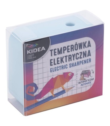 Temperówka elektryczna automatyczna pojedyncza niebieska Kidea