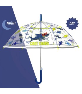 Parasolka dziecięca z odblaskową lamówką Perletti SHARK rekin