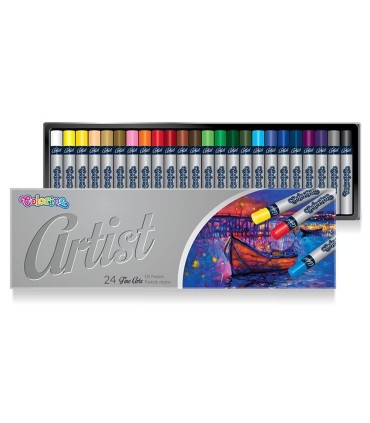 Pastele olejne 24 kolory ARTIST Colorino
