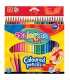 Kredki ołówkowe trójkątne 24 sztuki Colorino