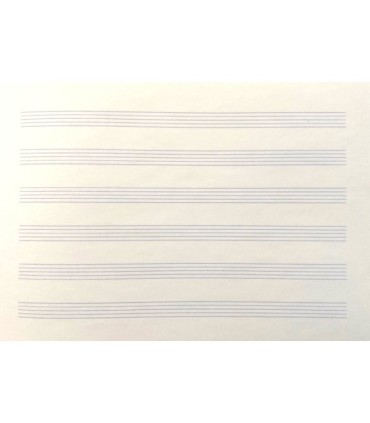 Zeszyt do muzyki nut z pięciolinia TOP 2000 A5 16 kartek instrumenty muzyczne jasne tło