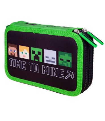 Piórnik szkolny potrójny Astra Minecraft Alex & Steven licencyjny