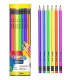 Ołówek trójkątny neonowy HB Colorino - zestaw 48 sztuk w tubie