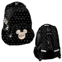 Trzykomorowy plecak szkolny Minnie Mouse Black DM22UU-200, PASO