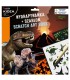 Wydrapywanka z szablonami B KIDEA 3 arkusze Dinozaury