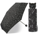 Parasolka do kieszeni lub torebki 19 cm składana na 5 Happy Rain czarna w KOTY