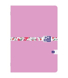 ZESZYT OXFORD FLORAL A5, 32 KARTKI, KRATKA Z MARGINESEM, 5 kolorów