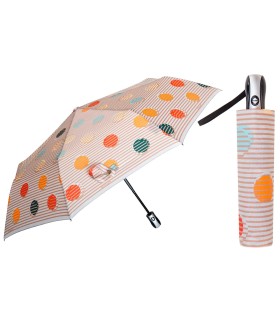 Automatyczna parasolka damska marki Parasol, w kropki