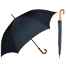 Duża wytrzymała parasolka męska marki Parasol, drewniana rączka