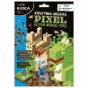 Kreatywna mozaika Pixel 5 arkuszy + kolorowanki KIDEA dla fana minecraft