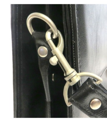 Teczka męska aktówka Wittchen Office 29-3-701-1 czarna 15,6” skóra eco