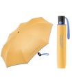 Automatyczna parasolka do torebki BENETTON z kontrastową lamówką, żółta