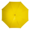 Automatyczna lekka parasolka damska żółta z czarnym stelażem