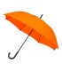 Automatyczna lekka parasolka damska pomarańczowa z czarnym stelażem