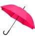 Automatyczna lekka parasolka damska różowa z czarnym stelażem