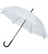 Automatyczna lekka parasolka damska biała z czarnym stelażem