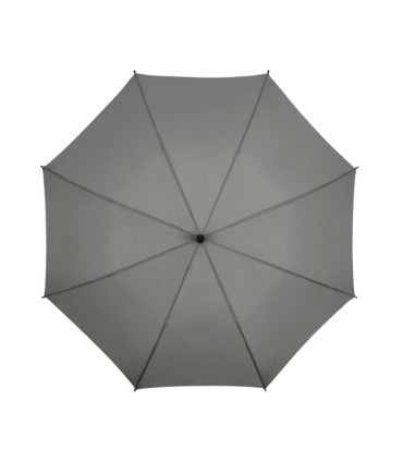Automatyczna lekka parasolka damska ciemno szara z czarnym stelażem